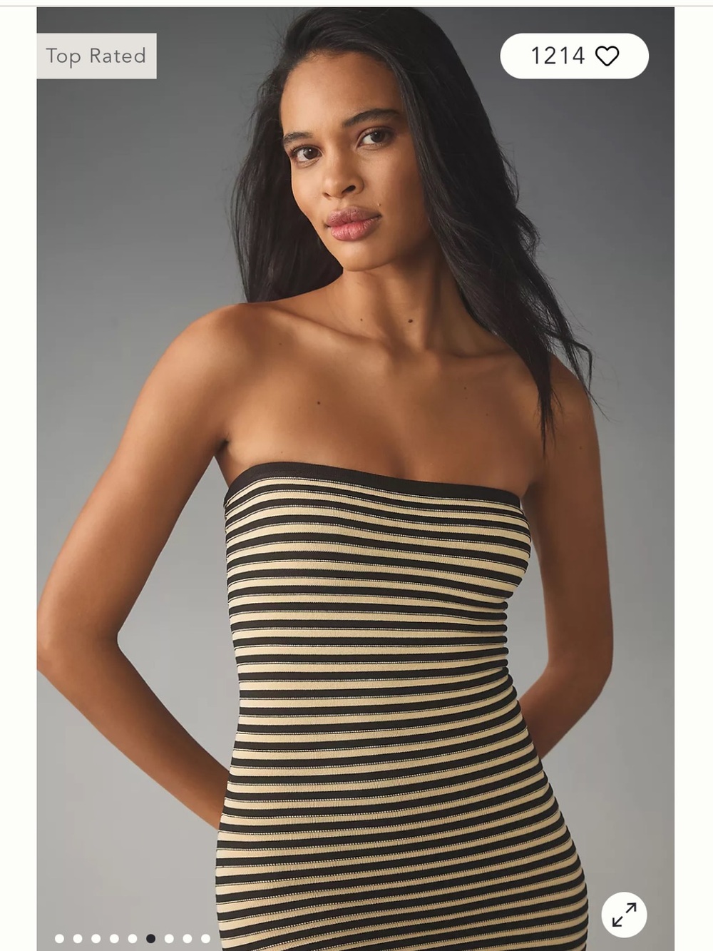 The Wolf Gang Sunmor Strapless Knit Maxi Dress- Sold by Anthro - Picture 4 of 7